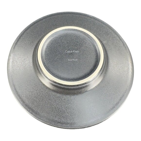 Calvin Klein Swid Powell Ceramic Gray Matte Stoneware Teacup Saucer Set Japan - Picture 8 of 16